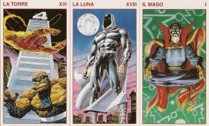 Marvel Tarot Deck, published by Lo Scarabeo